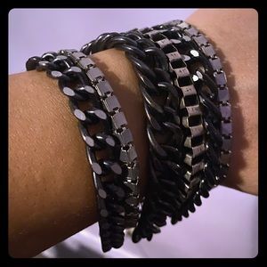 Vintage Hot Topic Multi Chain Bracelet
